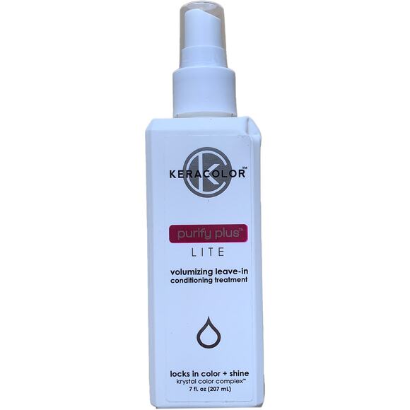 Keracolor Purify Plus Lite Volumizing Leave-In Conditioning Treatment 7 oz NEW - Picture 1 of 5